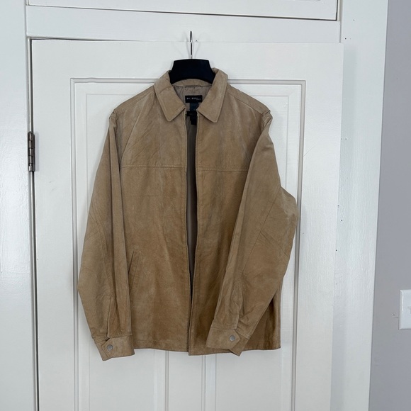 Axcess Men's Light Brown Suede Jacket - Picture 1 of 6